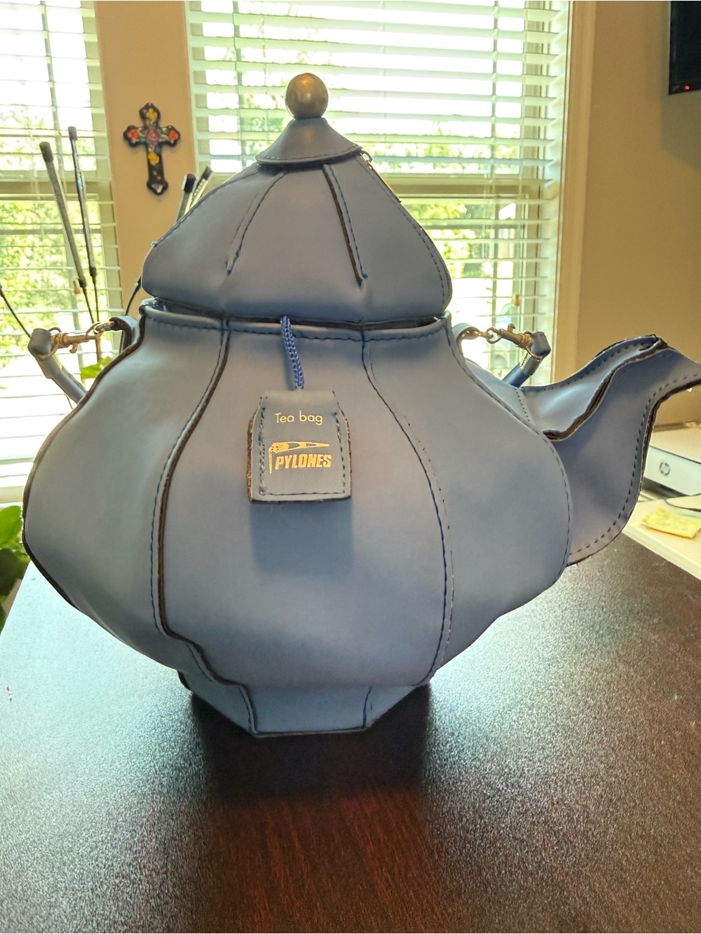 Blue Teapot Tea Purse